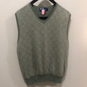 Polo RL - Green V-Neck Sweater Vest